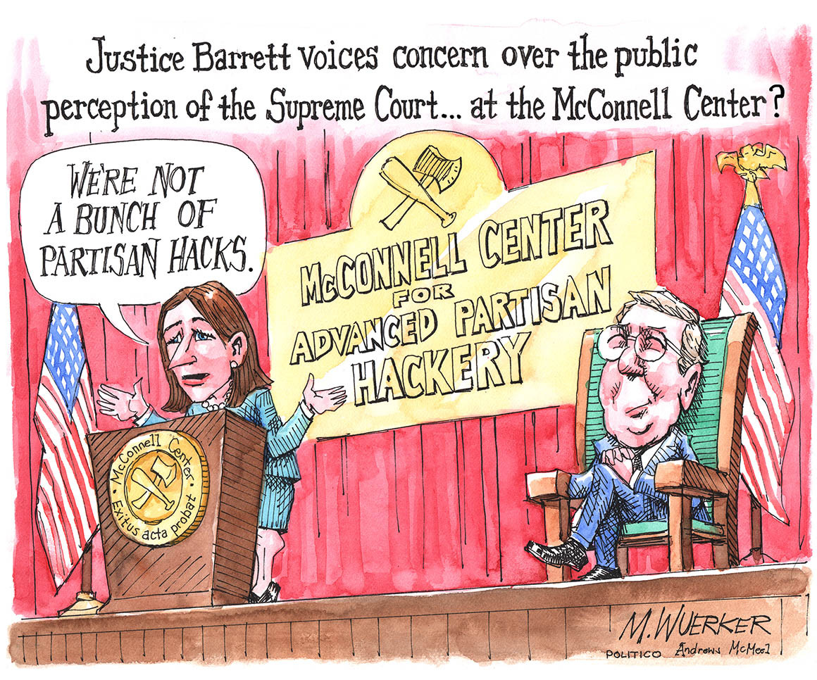 Politico - September 2021
Political cartoons from the desk of Matt Wuerker.

By MATT WUERKER